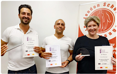 National Massage Championships London - London School of Massage Winners